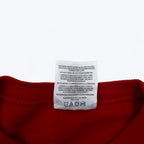 JERZEES Big Size Crew Neck Sweatshirt XL Red Cotton BIG BEAR Made in Mexico