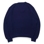 IZOD LACOSTE 70s Spool Tag V-neck Acrylic Knit Sweater L Navy One Point Logo
