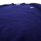 IZOD LACOSTE 70s Spool Tag V-neck Acrylic Knit Sweater L Navy One Point Logo