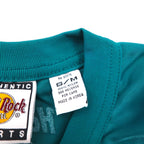 Hard Rock Hotel 90s Game Shirt, Size L, Green, Nylon, Logo Print, Numbering, Deadstock, Unused