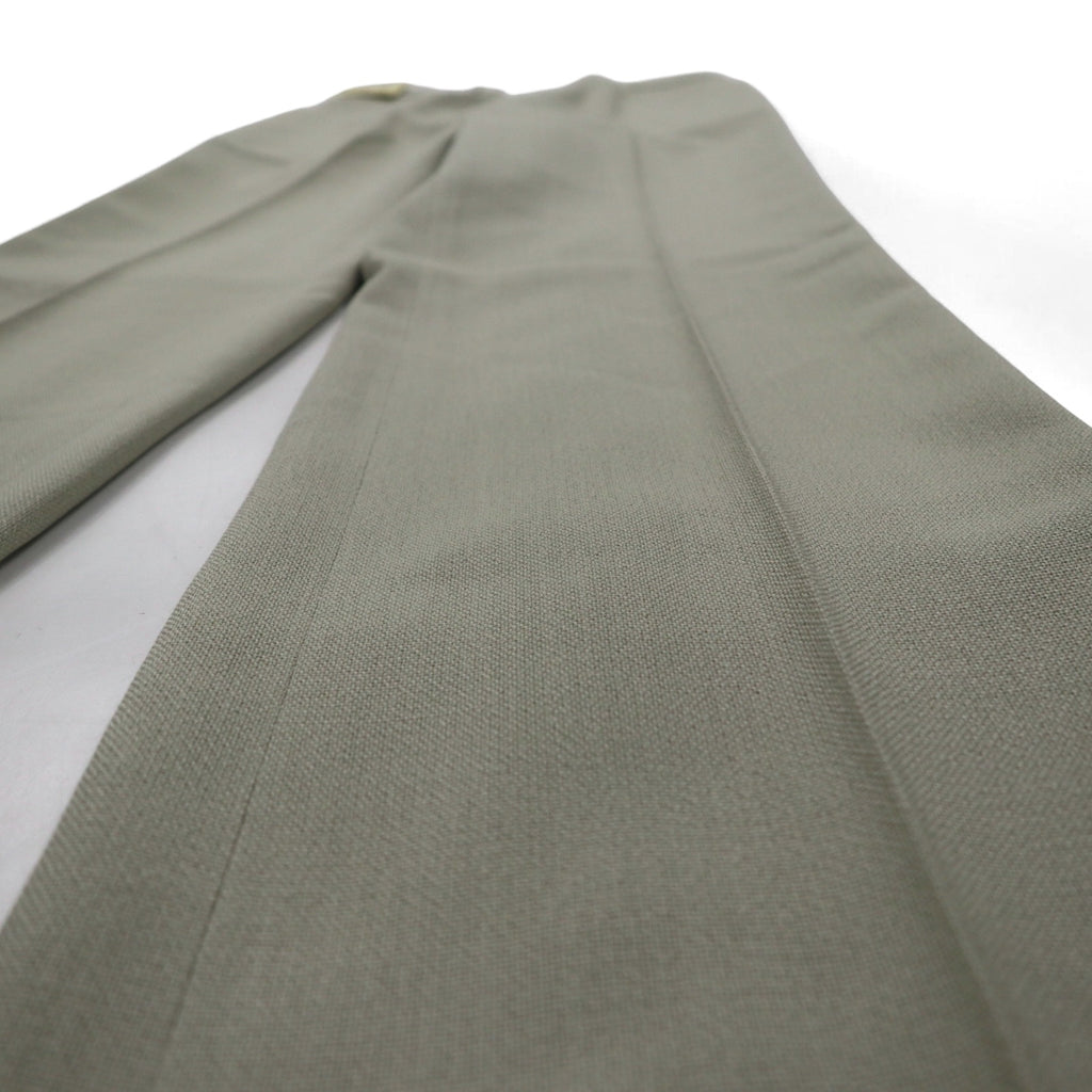 BIG JOHN 70s Center Press Bootcut Flared Pants S Beige Deadstock Unused