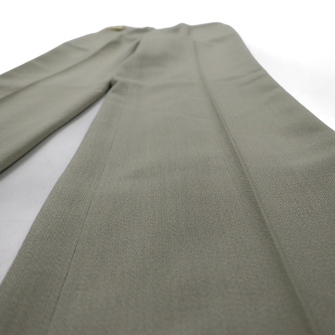 BIG JOHN 70s Center Press Bootcut Flared Pants S Beige Deadstock Unused