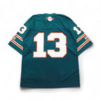 Hard Rock Hotel 90s Game Shirt, Size L, Green, Nylon, Logo Print, Numbering, Deadstock, Unused