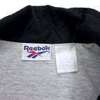 Reebok 90s Nylon Jacket Jersey L Black Polyester Vector Logo