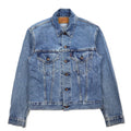 Levi's 90s USA made denim jacket 4th type G-jacket S indigo blue ice wash 70505-0217 button back 527