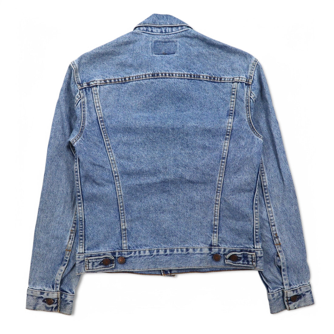 Levi's 90s USA made denim jacket 4th type G-jacket S indigo blue ice wash 70505-0217 button back 527