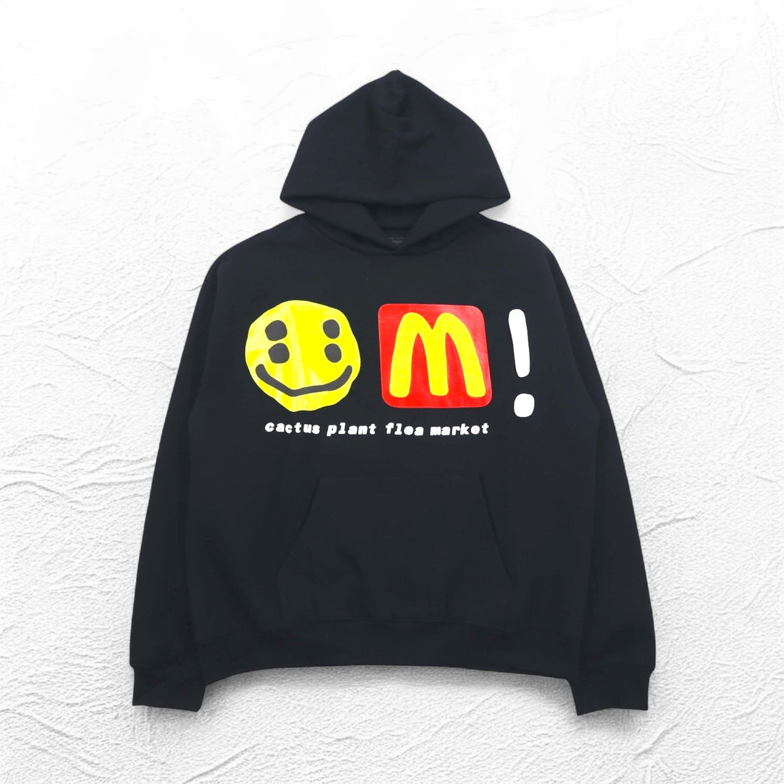 CACTUS PLANT FLEA MARKET × McDonalds Foam Print Heavy Hoodie CPFM Icons! Hoodie M Black Fleece Lining 22AW