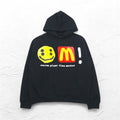 CACTUS PLANT FLEA MARKET × McDonalds Foam Print Heavy Hoodie CPFM Icons! Hoodie M Black Fleece Lining 22AW