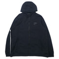 日本然リトテ-古着オンライン-NIKE エアマックス ハイブリッド フルジップ フーディ パーカー XXL ブラック コットン Air Max Hybrid Full Zip Hoodie 805136-010-NIKE Air Max Hybrid Full Zip Hoodie XXL Black Cotton Air Max Hybrid Full Zip Hoodie 805136-010