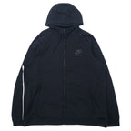 日本然リトテ-古着オンライン-NIKE エアマックス ハイブリッド フルジップ フーディ パーカー XXL ブラック コットン Air Max Hybrid Full Zip Hoodie 805136-010-NIKE Air Max Hybrid Full Zip Hoodie XXL Black Cotton Air Max Hybrid Full Zip Hoodie 805136-010