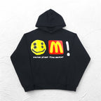 CACTUS PLANT FLEA MARKET × McDonalds Foam Print Heavy Hoodie CPFM Icons! Hoodie M Black Fleece Lining 22AW