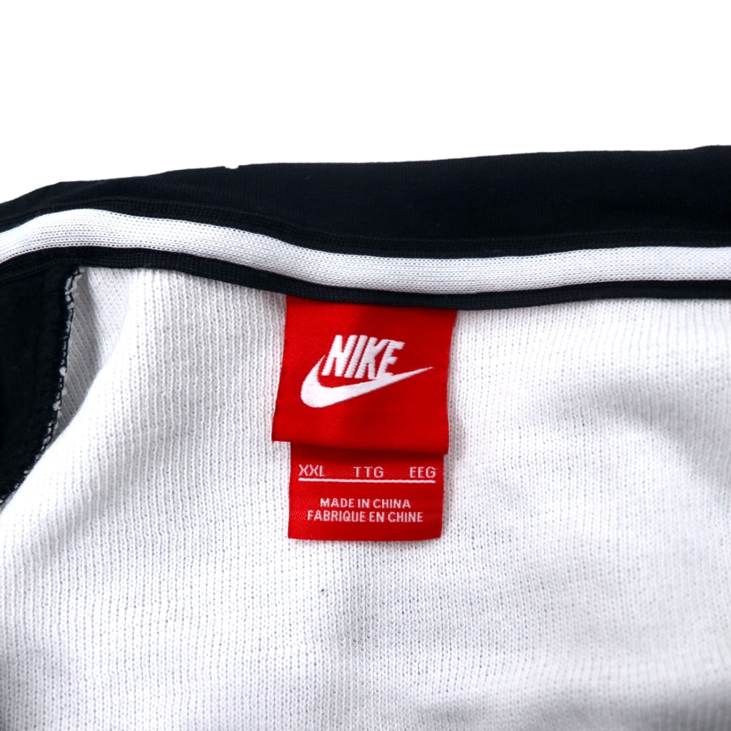 NIKE Air Max Hybrid Full Zip Hoodie XXL Black Cotton Air Max Hybrid Full Zip Hoodie 805136-010