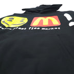 CACTUS PLANT FLEA MARKET × McDonalds Foam Print Heavy Hoodie CPFM Icons! Hoodie M Black Fleece Lining 22AW