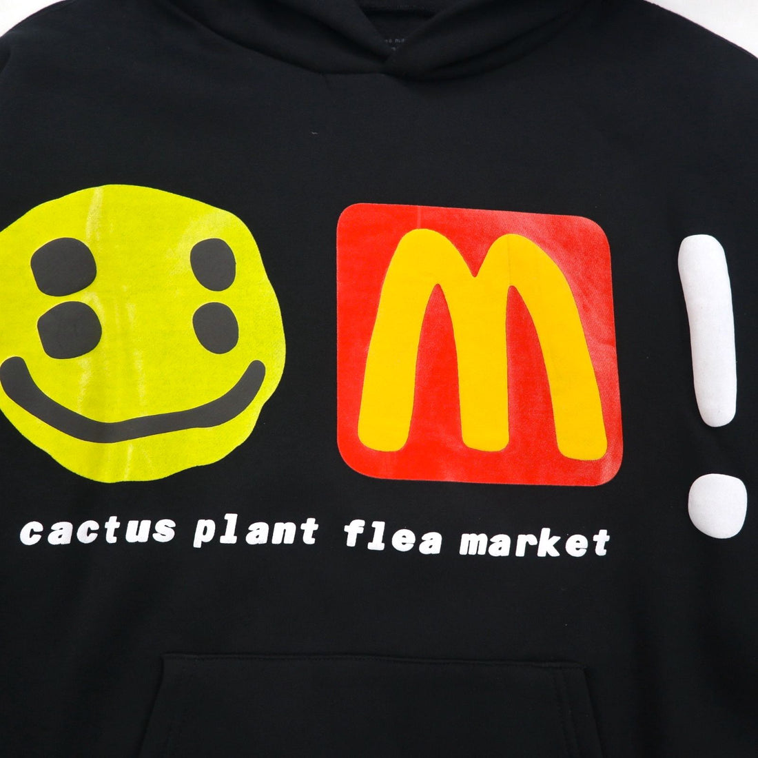CACTUS PLANT FLEA MARKET × McDonalds Foam Print Heavy Hoodie CPFM Icons! Hoodie M Black Fleece Lining 22AW