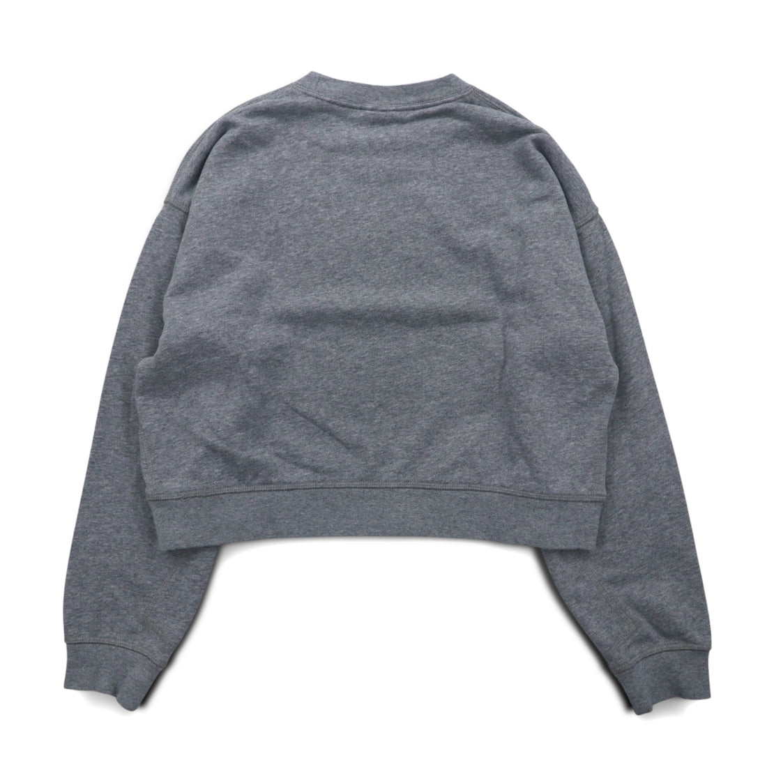 NIKE クロップド スウェット S グレー フレンチテリー センタースウォッシュ CU6404-063