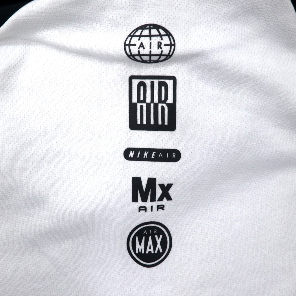 NIKE Air Max Hybrid Full Zip Hoodie XXL Black Cotton Air Max Hybrid Full Zip Hoodie 805136-010