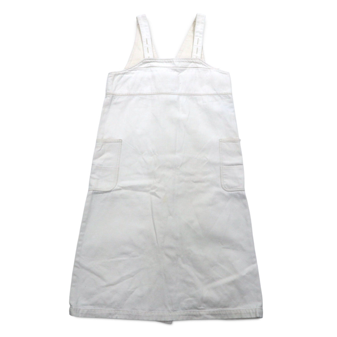 NIMES 2-way front and back jumper skirt overalls FREE white cotton NFG9508023