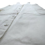 NIMES 2-way front and back jumper skirt overalls FREE white cotton NFG9508023