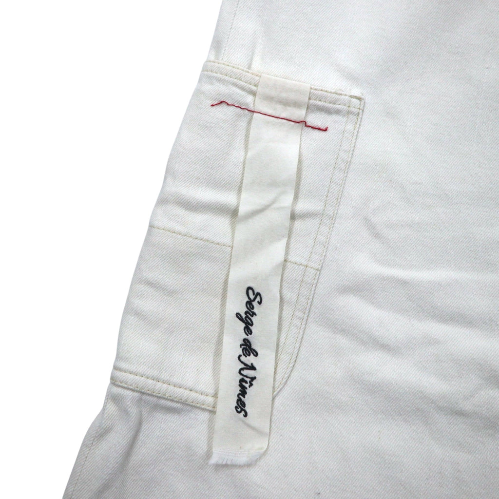 NIMES 2-way front and back jumper skirt overalls FREE white cotton NFG9508023
