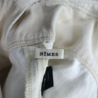 NIMES 2-way front and back jumper skirt overalls FREE white cotton NFG9508023