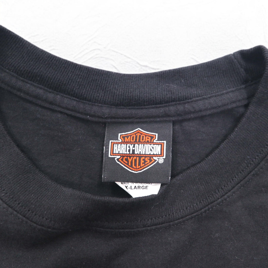 HARLEY DAVIDSON 両面プリント Tシャツ XL ブラック コットン BAD DOG