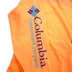 Columbia Anorak Jacket XL Orange Nylon Packable Sleeve Logo Santa Ana Anorak Jacket KO0086