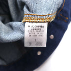Hard Rock Cafe by NAVE Cropped Logo Jean Jacket Denim Jacket S Indigo Blue Back Logo Embroidery Onward Kashiyama Unused