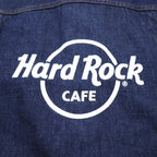 Hard Rock Cafe by NAVE Cropped Logo Jean Jacket Denim Jacket S Indigo Blue Back Logo Embroidery Onward Kashiyama Unused