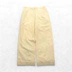 Salvatore Ferragamo Made in Italy Wide Flare Slacks Pants L Beige Wool