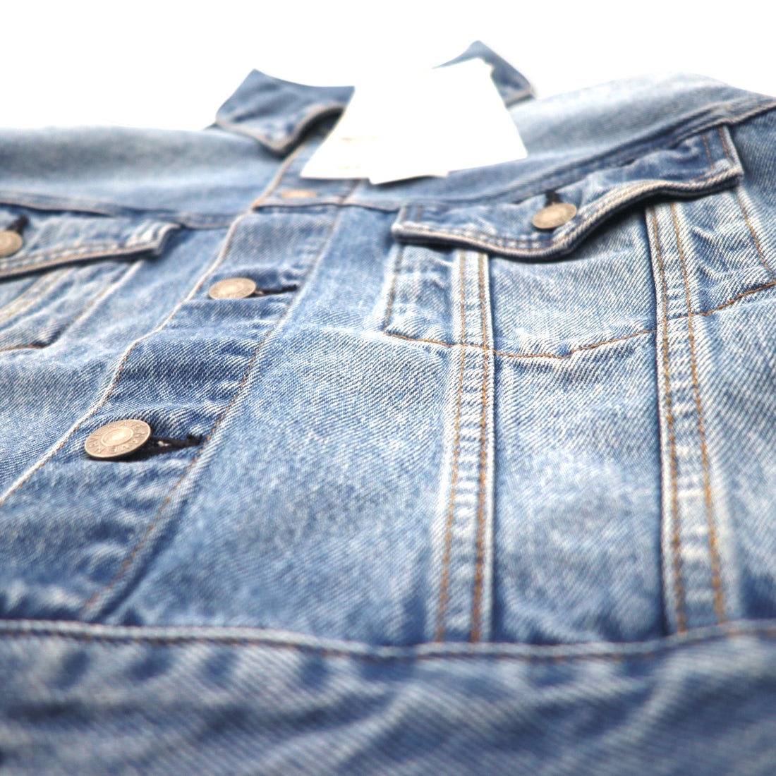 Hard Rock Cafe by NAVE Cropped Logo Jean Jacket Denim Jacket S Indigo Blue Back Logo Embroidery Onward Kashiyama Unused