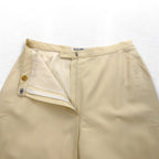 Salvatore Ferragamo Made in Italy Wide Flare Slacks Pants L Beige Wool