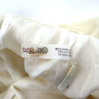 Salvatore Ferragamo Made in Italy Wide Flare Slacks Pants L Beige Wool