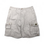 Eddie Bauer ユーティリティ ショート カーゴパンツ ハーフパンツ L ベージュ コットン