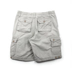 Eddie Bauer ユーティリティ ショート カーゴパンツ ハーフパンツ L ベージュ コットン