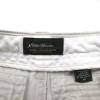 Eddie Bauer ユーティリティ ショート カーゴパンツ ハーフパンツ L ベージュ コットン
