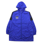 adidas 90年代 デサント社製 トレフォイルロゴ シェルパーカー レインジャケット M-L ナイロン 撥水 日本製