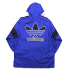 adidas 90年代 デサント社製 トレフォイルロゴ シェルパーカー レインジャケット M-L ナイロン 撥水 日本製