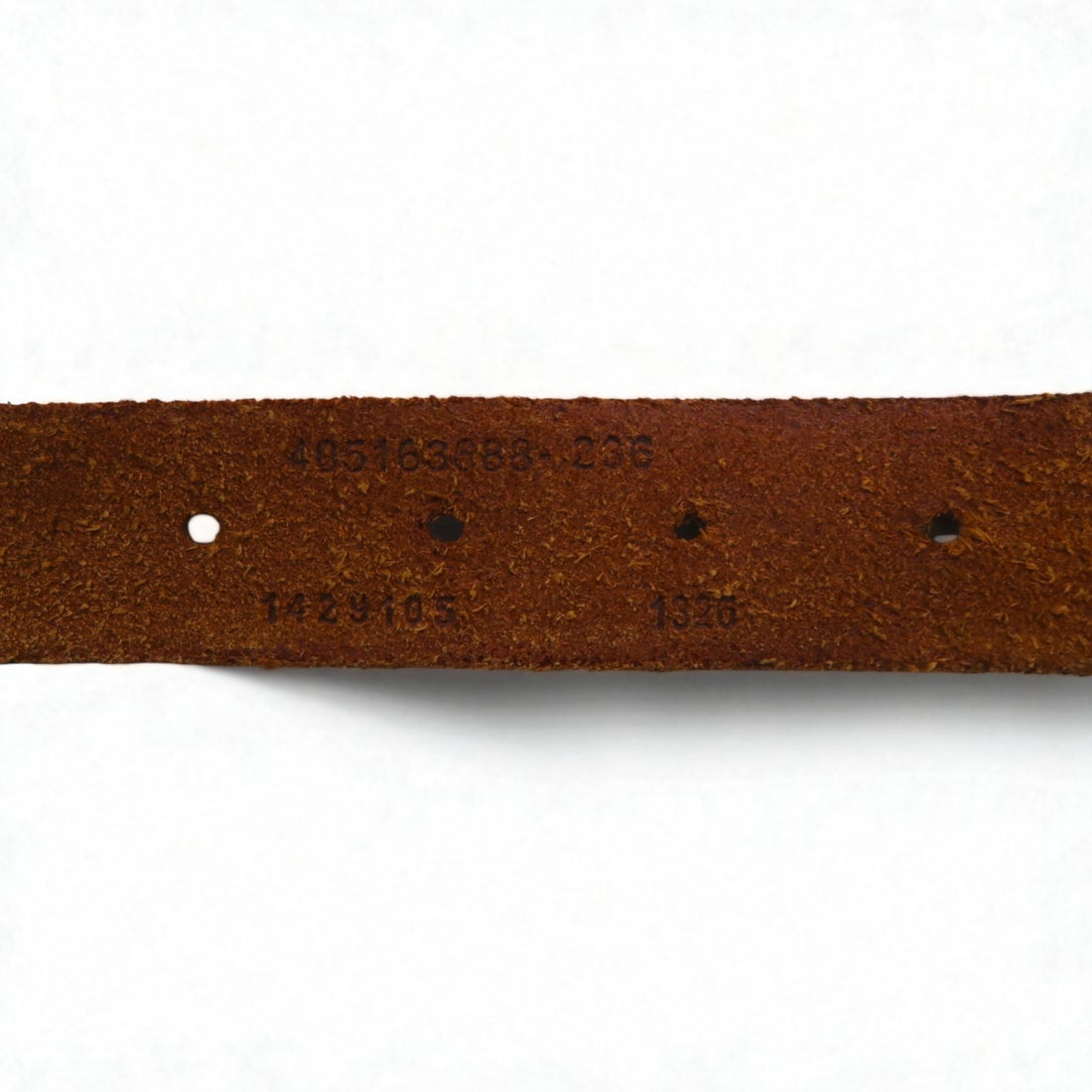 POLO RALPH LAUREN Intrecciato Braided Leather Belt, Size 36/90, Brown, Cowhide, Mesh, Narrow