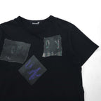 Ground Y ( YOHJI YAMAMOTO ) チェック グラフィック Tシャツ Check Logo Graphic Tee L ブラック GT-T34-015 日本製