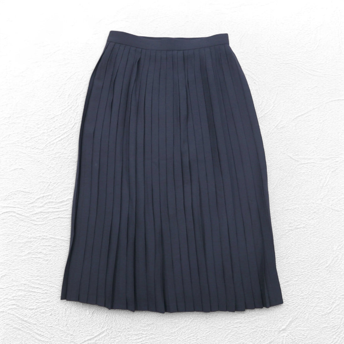 Christian Dior Old PRET-A-PORTER Pleated Skirt M Grey Wool Made in Japan