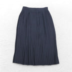 Christian Dior Old PRET-A-PORTER Pleated Skirt M Grey Wool Made in Japan