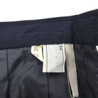 Christian Dior Old PRET-A-PORTER Pleated Skirt M Grey Wool Made in Japan