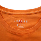 JORDAN BRAND ( NIKE ) ロングスリーブTシャツ ロンT L オレンジ ナンバリング リフレクタープリント BQ5533-850