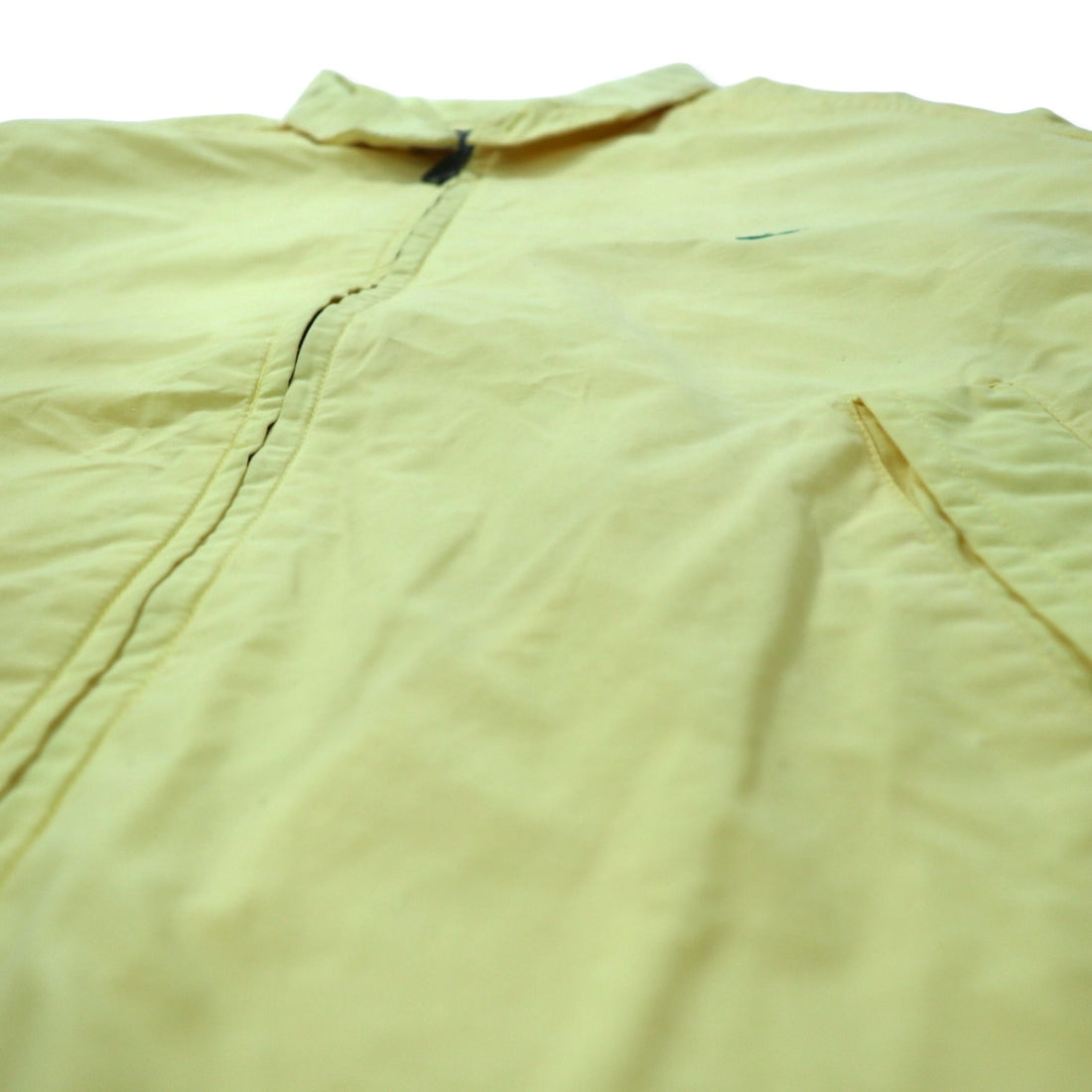 nautica 90s swing top Harrington jacket XL yellow cotton one point logo embroidery
