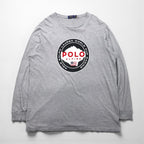 Polo Ralph Lauren 長袖Tシャツ ロンT XL グレー WORLD CUP RACING POLO ALPINE 袖ロゴ