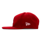 NEW ERA Snapback Baseball Cap M/L Red Polyester New York Boulders