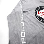 Polo Ralph Lauren 長袖Tシャツ ロンT XL グレー WORLD CUP RACING POLO ALPINE 袖ロゴ