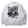 日本然リトテ-古着オンライン-PURE MAGIC USA製 NFL プリント スウェット XL グレー コットン AUBURN TIGERS-PURE MAGIC USA Made NFL Print Sweatshirt XL Gray Cotton AUBURN TIGERS