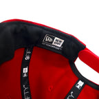 NEW ERA Snapback Baseball Cap M/L Red Polyester New York Boulders