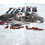 PURE MAGIC USA Made NFL Printed Sweatshirt XL Grey Cotton AUBURN TIGERS